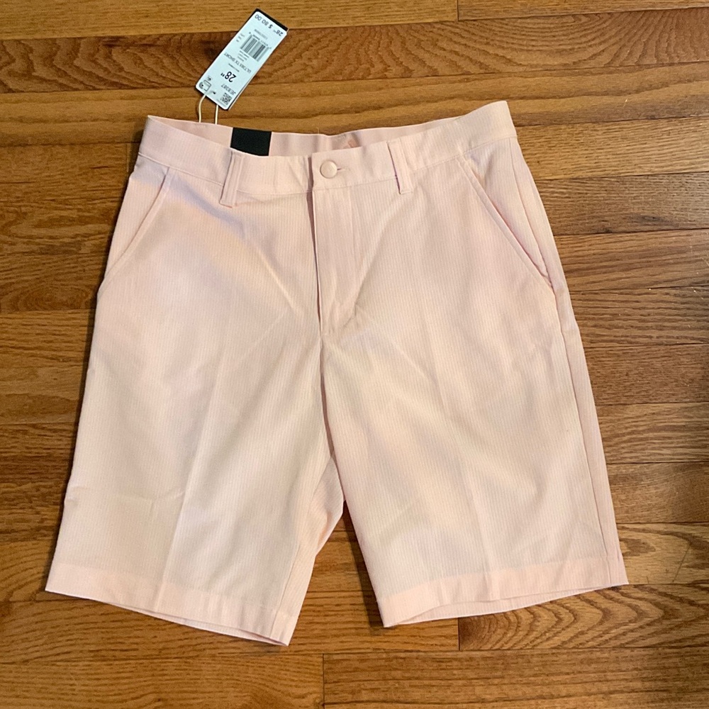 Men’s Adidas Ultimate365 Golf Shorts - 28 waist//Powder Coral//9 inch inseam